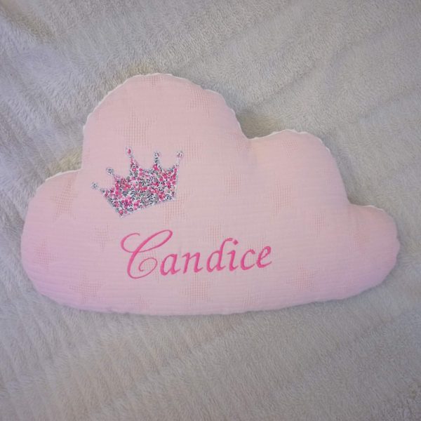 coussin nuage personnalisé