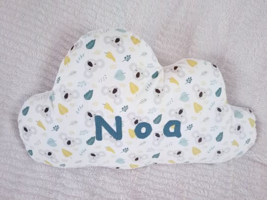 coussin nuage personnalisé