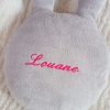 coussin lapin personnalisé